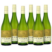 Adobe Reserva Organic Chardonnay | 6x75cl Chilean White Wine | Fast UK Delivery