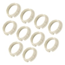 10pcs G9 Light Socket Rings Lamp Shade Holder Adapter Ring Light Fixture White