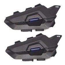 Motorcycle Helmet Bluetooth Headset, 2-Person Full Duplex , 1000M/FM Radio/Un...