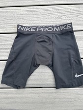 Nike Pro Dri-FIT Boy s Sz M Compression Training Shorts Black/White