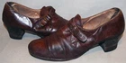 WWII -WAAC/WAC- Vintage US Army Women's ID'd Military Uniform Leather Shoes