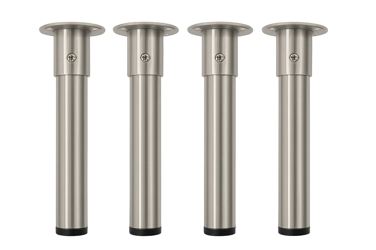 Kit Di Piedini Livellatori Regolabili Per Tubo 20x20 Con Base Zigrinata Diametro 25 Mm - Kit Di - Foto 4