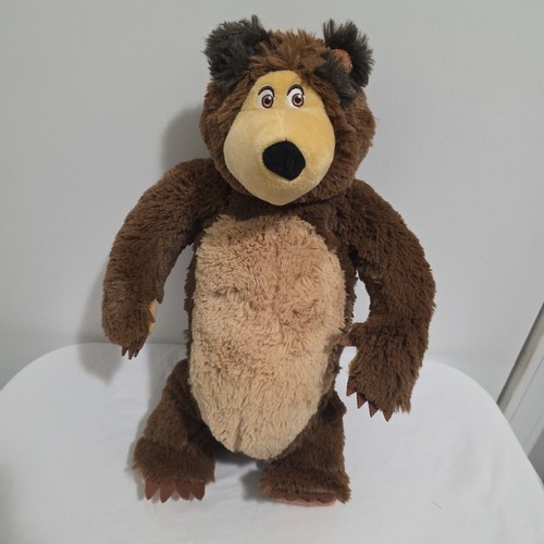 Masha And The Bear Animaccord Simba Toys Stuffed Bear Character Large 16" Plush