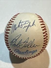 Bob Feller Fidrych Multi Signed Vintage MLB Baseball COA