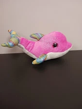Adventure Planet Plush Pink Glitter Whale Plush Toy