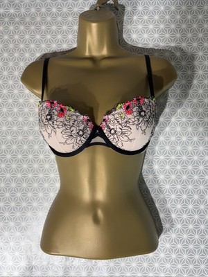 M&S Marks&Spencer UK 32C Nude Mix Spitzen-Overlay gepolsterter Balconette-BH mit Bügel