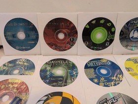 Sega Dreamcast Loose Disc Lot - 14 Games - Jet Grind Radio Sonic Gauntlet Shenmu