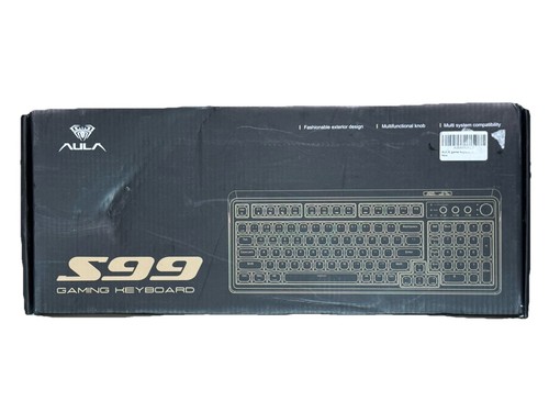 AULA 99 Tasten Mechanische Gaming Tastatur, Bluetooth - S99, Beige/Lila - Bild 13 von 17