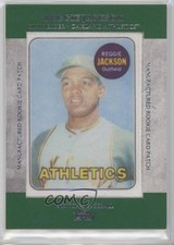 2013 Topps Manufactured Rookie Card Patch Reggie Jackson #RCP-7 Patch HOF 0b2. rookie card picture