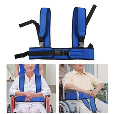 Ceinture de sécurité pour fauteuil roulant rembourrée avec sangles réglables