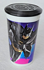 McDonald's Batman Returns 1992 Batman Plastic Drink Cup Complete