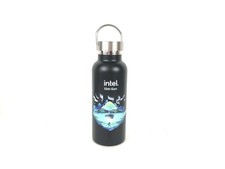 Intel 12th Gen Graphic Stainless Steel 16 oz Water Bottle NEW