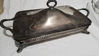 Pyrex Glass Chaffing Dish 233 3 Qt Bristol Silver By Pool 115 Vintage Antique