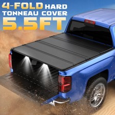 5.5ft Hard Solid Truck Bed Tonneau Cover For 2014-2026 Toyota Tundra 4-fold 5.5ft Hard Solid Truck Bed Tonneau Cover For 2014-2026 Toyota Tundra 4-fold
