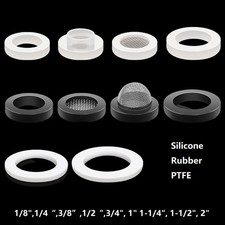 Shower Head Washer Replacement Rubber/Silicone Gasket For Hose 1/2" ~ 2" Bracket