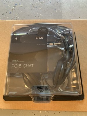 Epos PC 5 Stereo Gaming Headset 3.5mm with Boom Mic,  E-Learn, Internet Com.