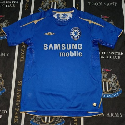 Vintage Chelsea Home Football Shirt Jersey 2005 2006 Umbro Size Kids 146 cm