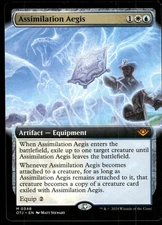 1x Assimilation Aegis (Extended Art) - Outlaws of Thunder Junction - NM - MTG