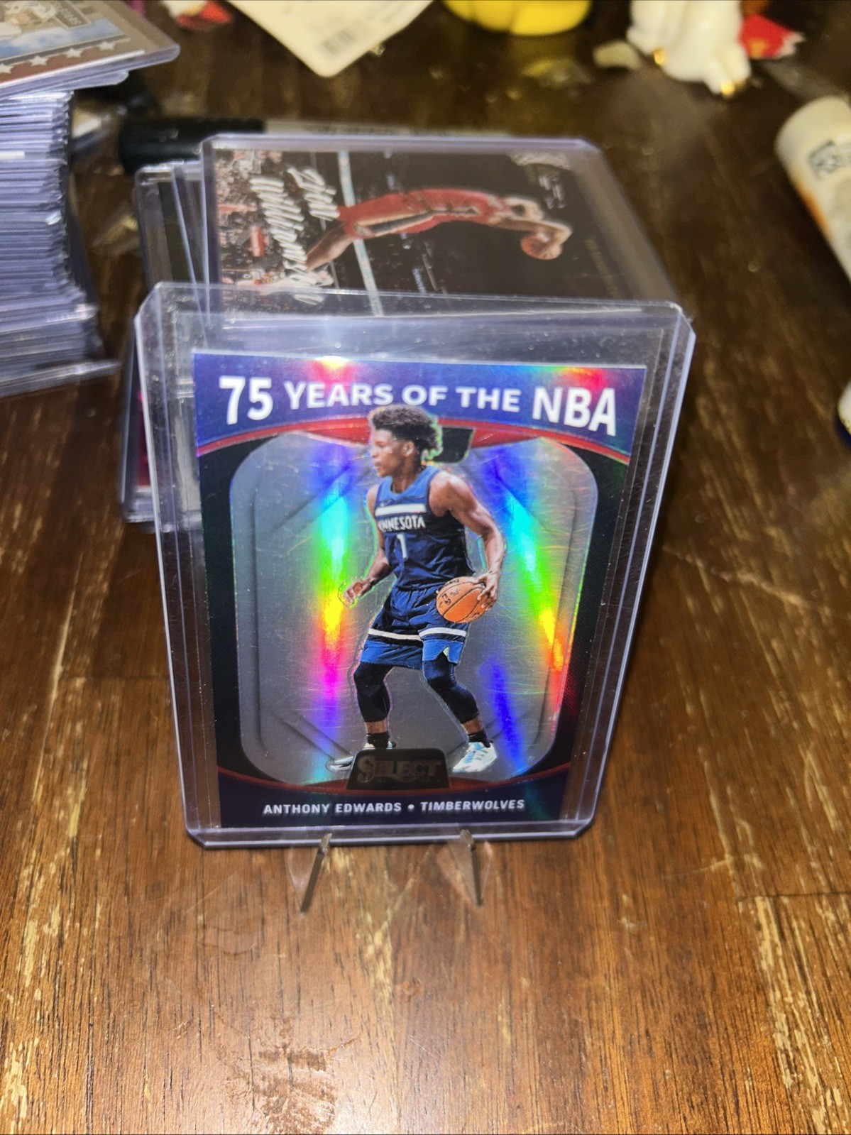 2021-22 Panini Select 75 Years of the NBA Anthony Edwards #59 Timberwolves