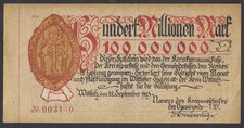 powiat Wittlich: 100 milionów marek 22.9.1923 (Ke 5682g)