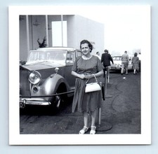 Old Vintage Square Photo ROLLS ROYCE PHANTOM III HOLLYWOOD WAX MUSEUM CAR