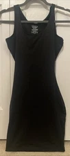 Spanx Assets Bodycon Shapewear Shape Wear Black Medium Slip Dress