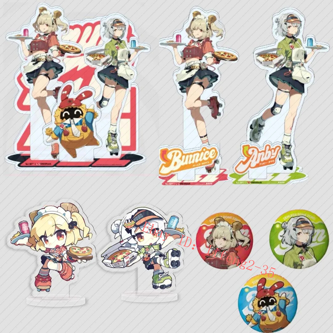 Zenless Zone Zero Burnice Whita Anby Acrylic Stand Desk Decor