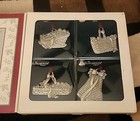 New ListingLongaberger Pewter Basket Ornaments 1981 1982 1983 1984 Set of 4 New Old Stock K