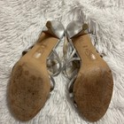 Pelle Moda Sandals High Heels Silver Size 6 1/2 — photo 3