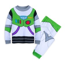 Buzz Lightyear Toy Story Pajamas Kids Multicolored PJ Pals Sleepwear