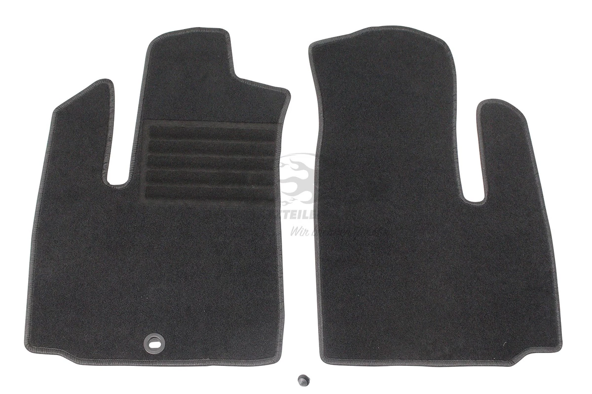 SPRINT01010 - Tappetini su Misura per Auto in Moquette Antiscivolo Compatibile con Doblò Panorama dal 2000-2010