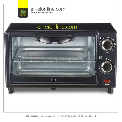 FORNO ELETTRICO STATICO FORNETTO 9 LITRI 650W TIMER 30 MINUTI DCG | eBay