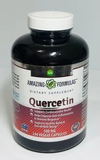 Amazing Formulas Quercetin 500 mg 240 Veggie Caps Antioxidant Inmune &cardiovasc