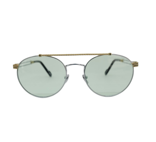 Porta Romana Sunglasses Model 12 with Green Lenses