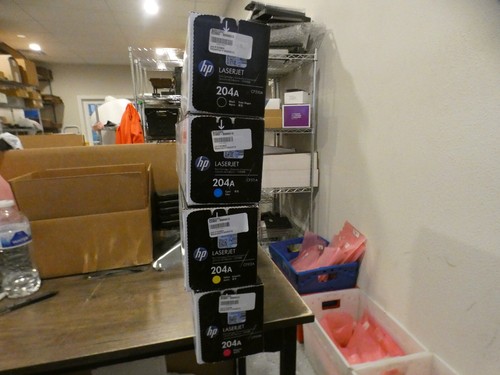 Brand New Set of 4 HP 204A Toner Cartridges - Black & Colors Cyan/Magenta/Yellow - Photo 6/8
