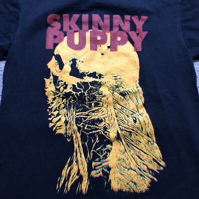 Skinny Puppy Band Final Tour 2023 RARE AUTHENTIC Merch Black t