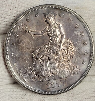 1877-S Trade Dollar Coin.. $1 Silver Trade Dollar Coin. *GREAT