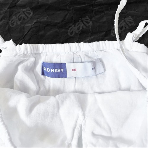 Old Navy Sommerkleid Damen Gr. XS weiße Öse ärmellos verstellbar fließend Fee - Bild 6 von 12