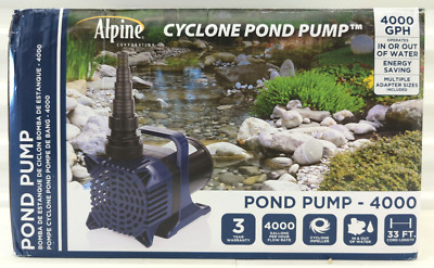 Alpine Corporation PAL4000 4000 GPH Submersible Water Pump with 33 FT Cord