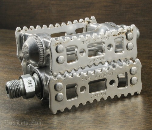 NOS MKS Stream Track Bicycle PEDALS 9/16" Fixed Gear Tour Fixie Road Bike Sylvan - Picture 14 of 30