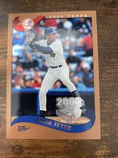 2002 Topps Opening Day Derek Jeter Card #2 HOF 🔥
