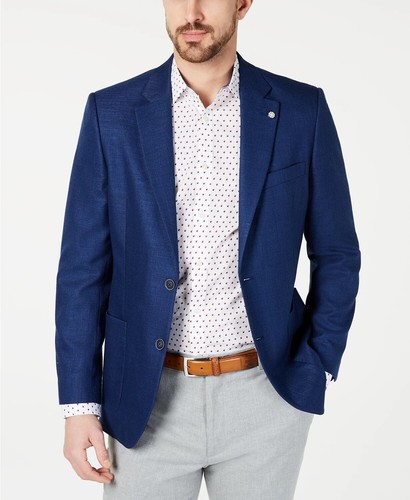 Solid Sport Coat Navy Blue 40R | eBay