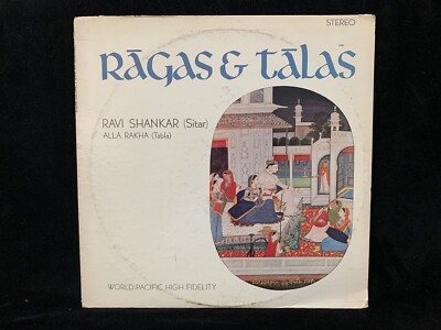 RAVI SHANKAR - Ragas & Talas - w/ Alla Rakha - WORLD-PACIFIC ST LP