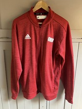 Adidas Team Issue Bomber Fleece SHU men's long sleeve training top | Red | Large
