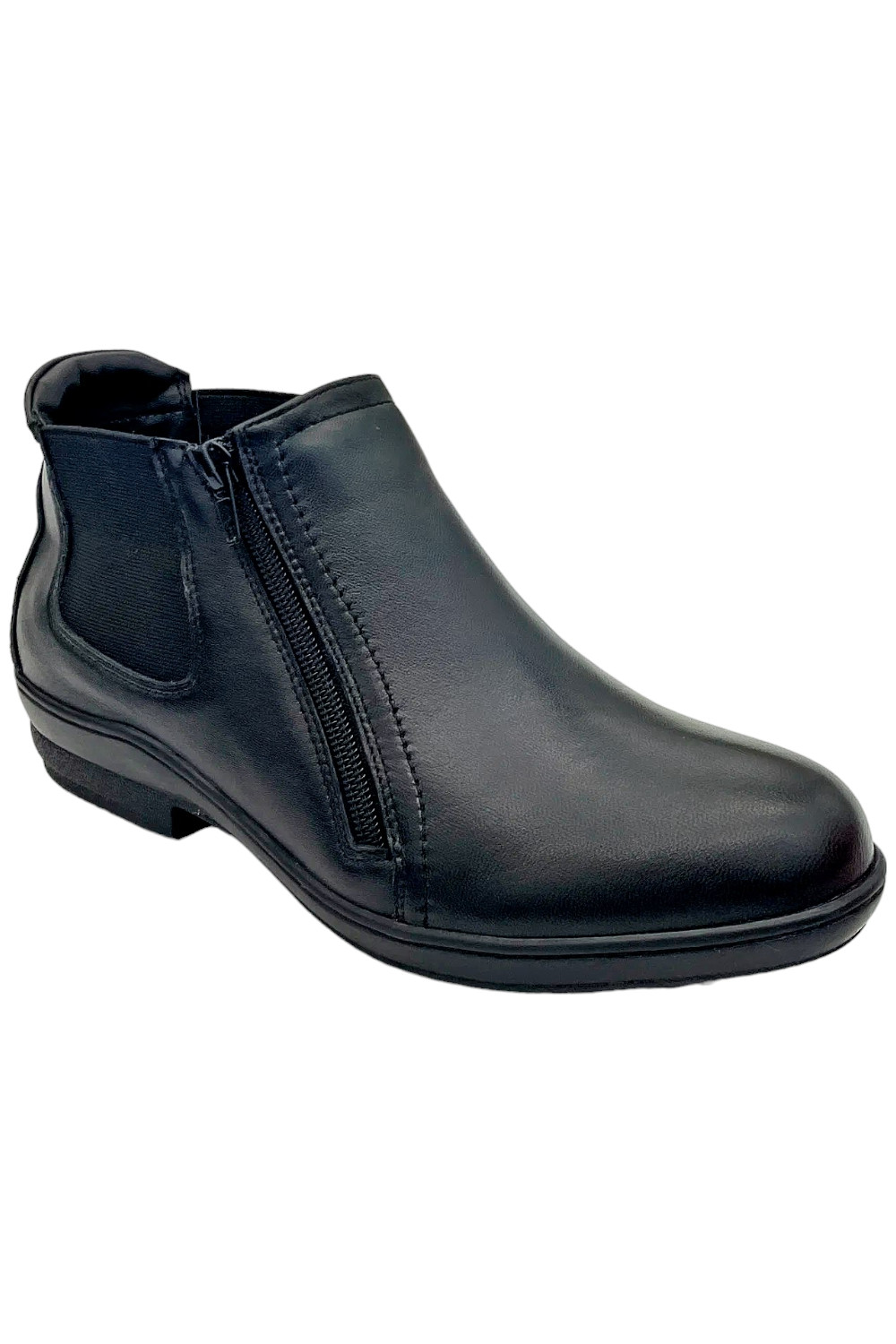 David Tate Womens Unit Bottom Booties Bristol Black Lamb