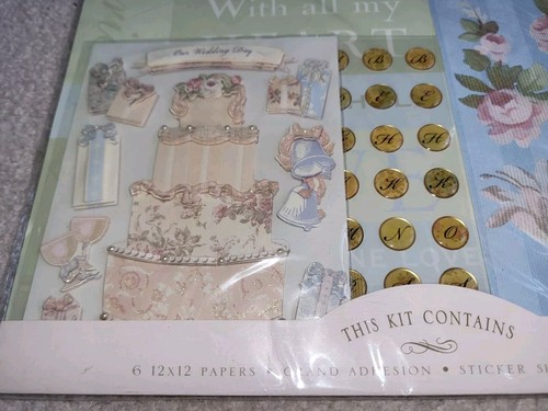 K&Company La Boutique Wedding 12x12 Scrapbook Kit - Picture 2 of 7