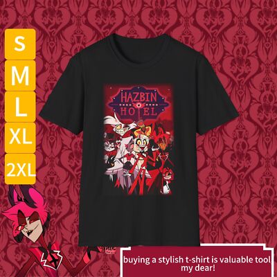 Hazbin Hotel Alastor Angel Dust Husk Helluva Boss Unisex Softstyle T-Shirt