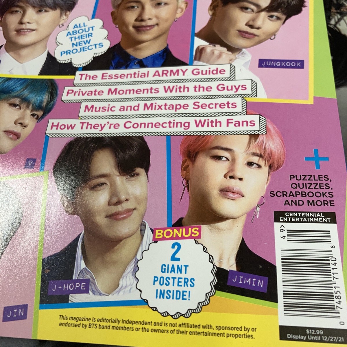 BTS The Ultimate Activity Fan Book, 2 posters, New 2021 Edition T
