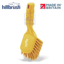 Hill Brush Salmon Yellow stiff polypropylene hand churn hygiene brush