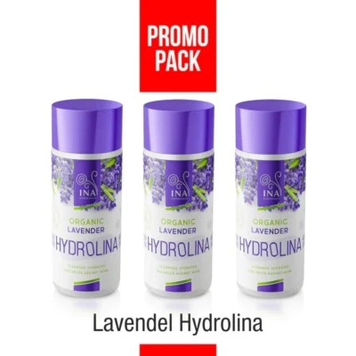 INA ESSENTIAL PROMO SET INA 100% Idrolato di Acqua di Lavanda Bio con Effetto Anti Acne 3 x 150ml